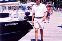 man on dock