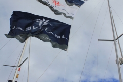 flag on sailboat