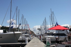boats at dock at rendezvous