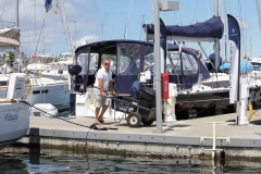 boats at dock at rendezvous