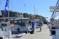 people on dock