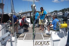 people on sailboat