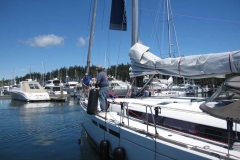 people on sailboat