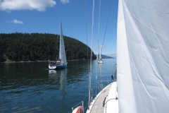 sailing at the rendezvous