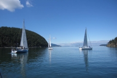 sailing at the rendezvous
