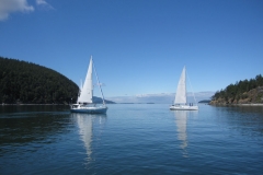 sailing at the rendezvous