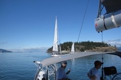 sailing at the rendezvous