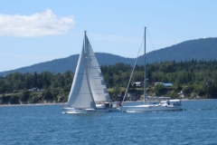 sailing at the rendezvous