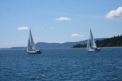 sailing at the rendezvous