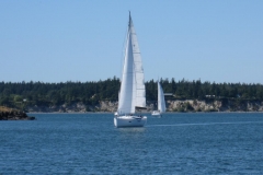 sailing at the rendezvous