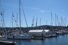 sailboats at dock