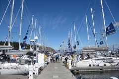 sailboats at dock