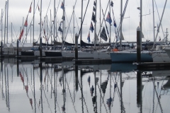 sailboats at dock