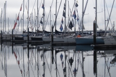 sailboats at dock