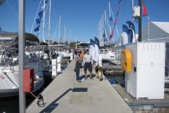 people on dock
