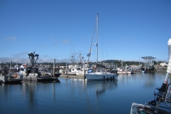 sailboat by dock