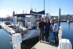 people on dock