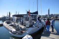 sailboat in marina