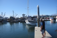 sailboat in marina