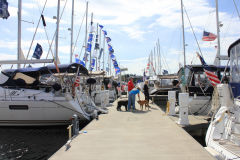 people on dock