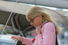 woman sailing