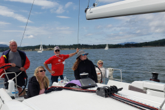 people sailing at jeanneau rendezvous