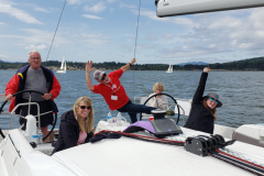 people sailing at jeanneau rendezvous