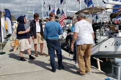 people on dock at jeanneau rendezvous