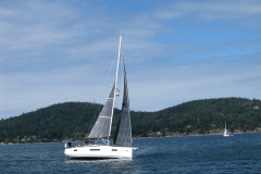 sailing at 2021 Jeanneau Rendezvous