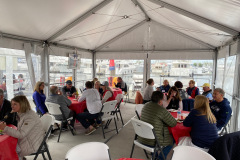 people gathering at 2022 PNW Jeanneau Rendezvous