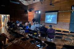 people gathering at 2022 PNW Jeanneau Rendezvous