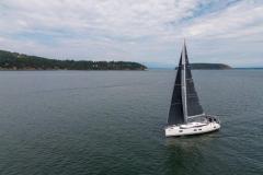 boat sailing at Jeanneau rendezvous event