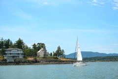 boat sailing at Jeanneau rendezvous event