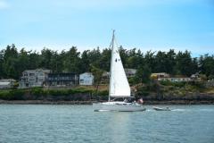boat sailing at Jeanneau rendezvous event