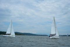 boat sailing at Jeanneau rendezvous event