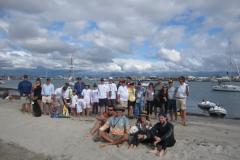 people on beach SoCal Jeanneau Rendezvous