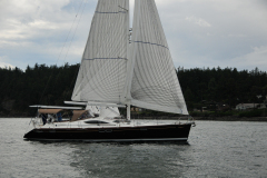 boat sailing at Jeanneau rendezvous event