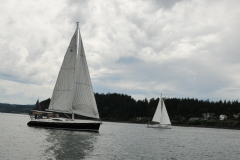 boat sailing at Jeanneau rendezvous event