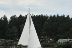 boat sailing at Jeanneau rendezvous event