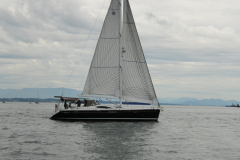 boat sailing at Jeanneau rendezvous event