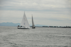 boat sailing at Jeanneau rendezvous event