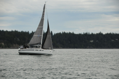 boat sailing at Jeanneau rendezvous event