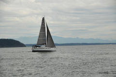 boat sailing at Jeanneau rendezvous event