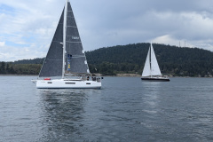 boat sailing at Jeanneau rendezvous event