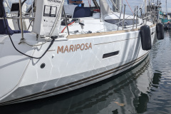 a boat named mariposa