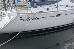 a boat named adelia
