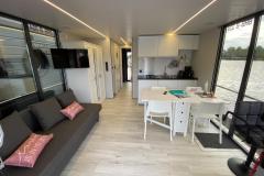 La Mare Apart L Houseboat interior 
