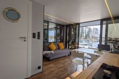 La Mare Apart L Houseboat interior 