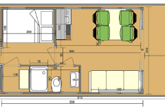 La Mare Apart M Houseboat interior layout