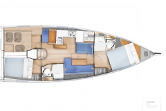 Jeanneau 410 layouts